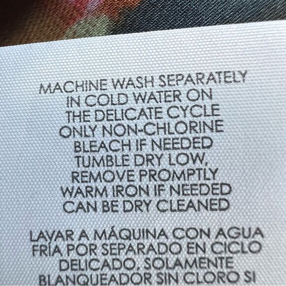 CAbi 3077 Abstract Black Multicolored Flaunt Wrap Sleeveless Blouse - Picture 7 of 12